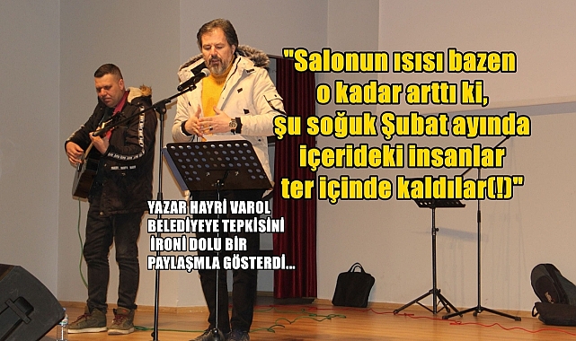 Yazar Hayri Varol’dan Uzunköprü Belediyesine İroni Dolu Gönderme