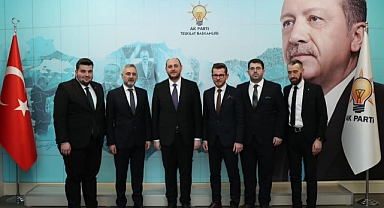 AK Parti Kırklareli Yönetiminden Ahmet Büyükgümüş'e Hayırlı Olsun Ziyareti