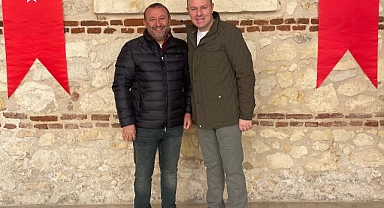 Başkan Ilık, Harita Mühendisi Osman Dızman’ı Ağırladı
