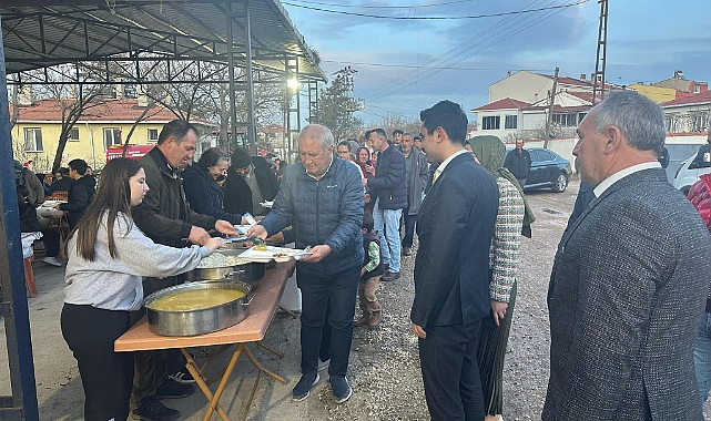 Büyükevren Köyündeki İftara Yoğun İlgi