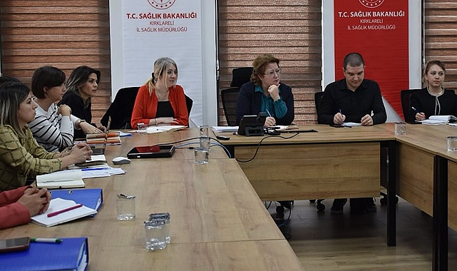 İl Sağlık Müdürü Çiğdem Cerit Başkanlığında Sağlık Hizmetleri Toplantısı Yapıldı