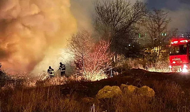 Kırklareli’de Otluk Alanda Yangın Çıktı