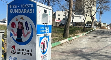 Kırklareli'nde Giysi ve Tekstil Kumbaralarıyla Sıfır Atık Seferberliği Başladı
