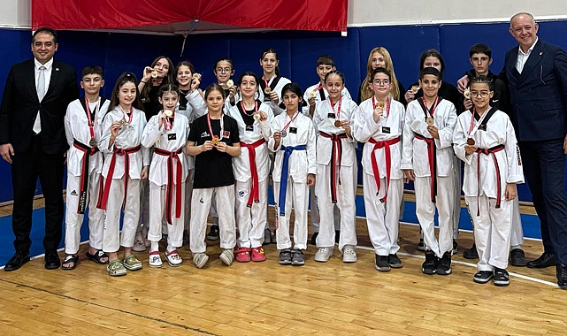 Okul Sporları Taekwondo Yarışmalarında Madalyalar Sahiplerini Buldu