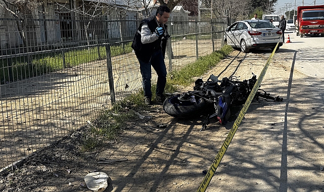 SON DAKİKA! Motosiklet Kazasında Acı Son