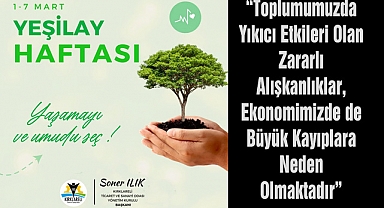 “Toplumumuzda Yıkıcı Etkileri Olan Zararlı Alışkanlıklar, Ekonomimizde De Büyük Kayıplara Neden Olmaktadır”