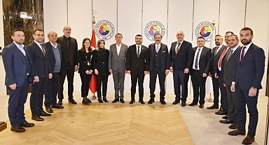 UTSO Heyeti TOBB Başkanı Hisarcıklıoğlu İle Görüştü