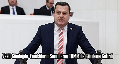 Vekil Gündoğdu, Emeklilerin Sorunlarını TBMM’de Gündeme Getirdi