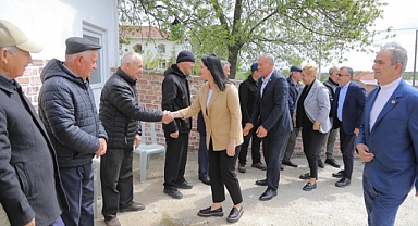 Başkan Akın Çocukluğunun Geçtiği Köyde Yağmur Duasına Katıldı