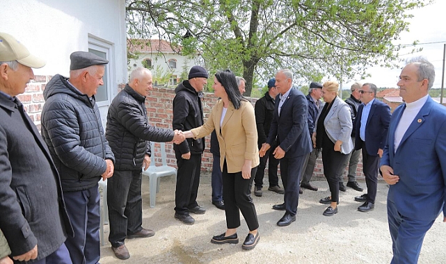 Başkan Akın Çocukluğunun Geçtiği Köyde Yağmur Duasına Katıldı