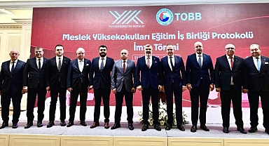 Başkan Ilık, “Meslek Yüksekokulları Eğitim İş Birliği Protokolü İmza Töreni’ne Katıldı
