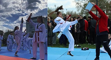 Dünya Romanlar Günü'ne Taekwondo Gösterileri Damgasını Vurdu
