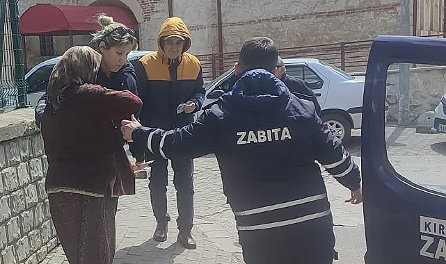 Kırklareli Belediyesi Zabıta Ekiplerinden Dilencilere Geçit Yok