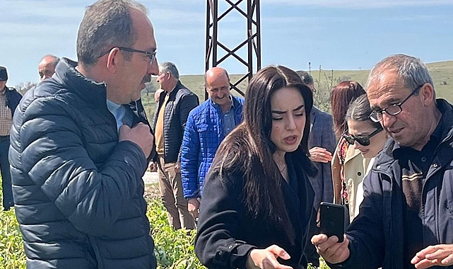 MHP MYK Üyesi Büşra Cin, Kırklareli’nde Don Zararını Yerinde İnceledi