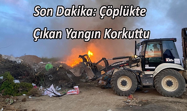 Son Dakika: Çöplükte Çıkan Yangın Korkuttu