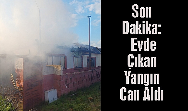 Son Dakika: Evde Çıkan Yangın Can Aldı
