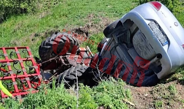 SON DAKİKA; Köy Yolunda Korkunç Kaza!