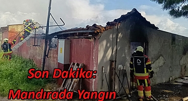 Son Dakika: Mandırada Yangın