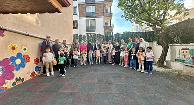 Sungurbey Camii Okul Öncesi Sınıfı'ndan Renkli Anne-Çocuk Etkinliği