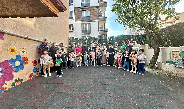 Sungurbey Camii Okul Öncesi Sınıfı'ndan Renkli Anne-Çocuk Etkinliği