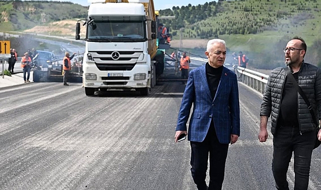 Vali Uğur Turan, Edirne-Kırklareli Yolu'ndaki Çalışmaları Yerinde İnceledi