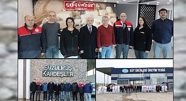 Vali Uğur Turan, Süt Ürünleri Firmalarını Ziyaret Etti