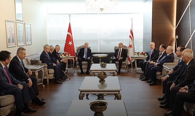 Cumhurbaşkanı Erdoğan KKTC’de