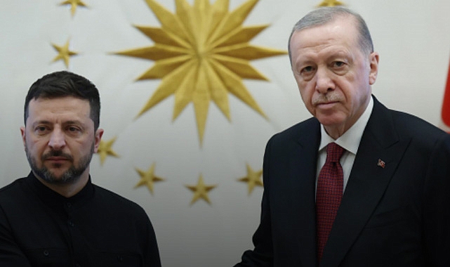Cumhurbaşkanı Erdoğan, Ukrayna Devlet Başkanı Zelenskiy ile Görüştü