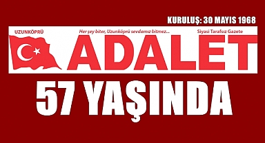 Gazetemiz ADALET 57’nci Yaşını Kutlayacak!