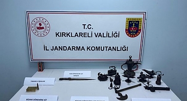 Kırklareli ve Tekirdağ’da Kaçak Kazı Operasyonu