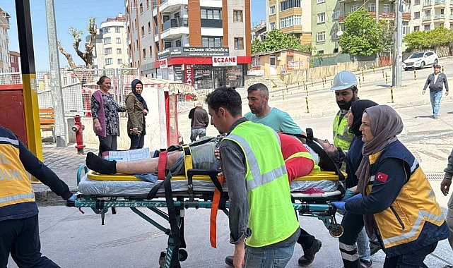 Son Dakika: Yüksekten Düşen İşçi Yaralandı