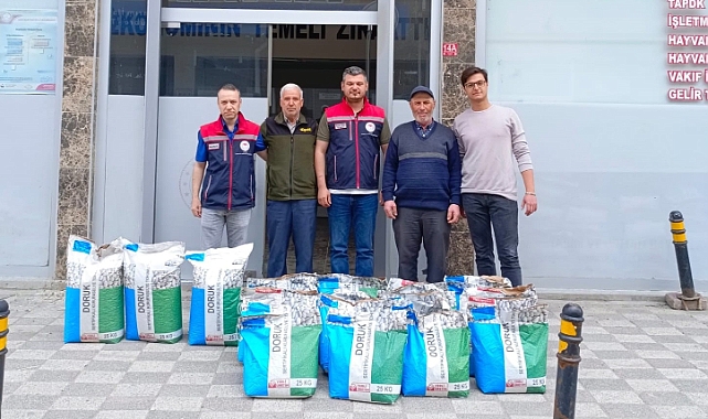 Üreticilere Yüzde 75 Hibeli Kuru Fasulye Tohumu Dağıtıldı