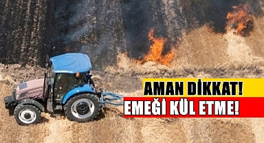 Çiftçinin Emeği İki Parmağınızın Arasında; Yakma Yanma!