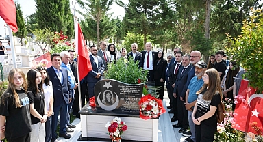 Edirneli Kahraman Şehidimiz Kabri Başında Anıldı