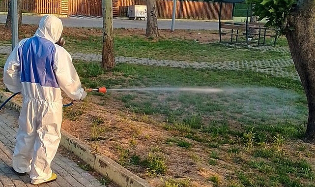 Erken Saatlerde Başlayan İlaçlama Çalışmaları Dikkat Çekti