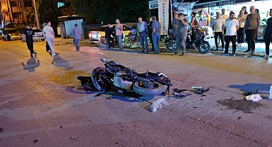Feci Kaza: Otomobille Motosiklet Çarpıştı: 1 Yaralı