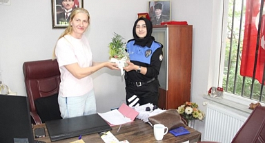 Kırklareli Emniyetinden Muhtar Naide Şanslı Özdemir’e Geçmiş Olsun Ziyareti
