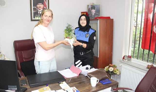 Kırklareli Emniyetinden Muhtar Naide Şanslı Özdemir’e Geçmiş Olsun Ziyareti