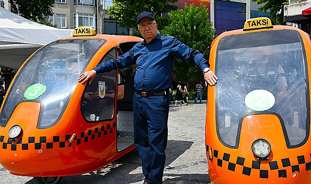 Lüleburgaz’da Bisiklet Taksiler ‘Yaza Merhaba’ Dedi