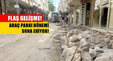 O Cadde Araç Parkına Kapatılıyor!