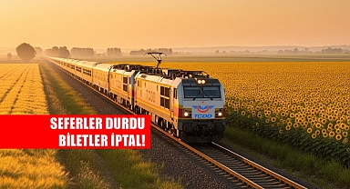 SON DAKİKA; Tren Seferleri Durduruldu!