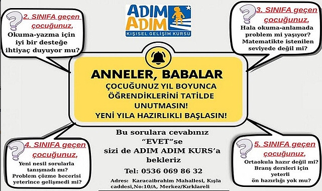 Yeni Eğitim Yılına Hazırlık