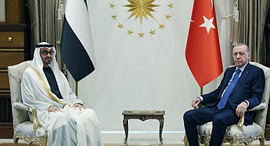 BAE Devlet Başkanı Al Nahyan Cumhurbaşkanlığı Külliyesinde
