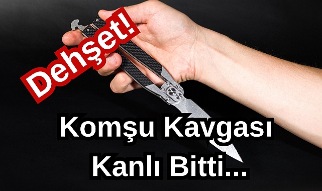 Dehşet! Komşu Kavgası Kanlı Bitti...
