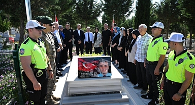 Edirneli Şehidimiz Kabri Başında Anıldı