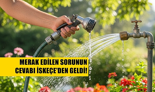 İçme Suyu İle Bahçe Sulamak Caiz mi? Müftülük Cevapladı!