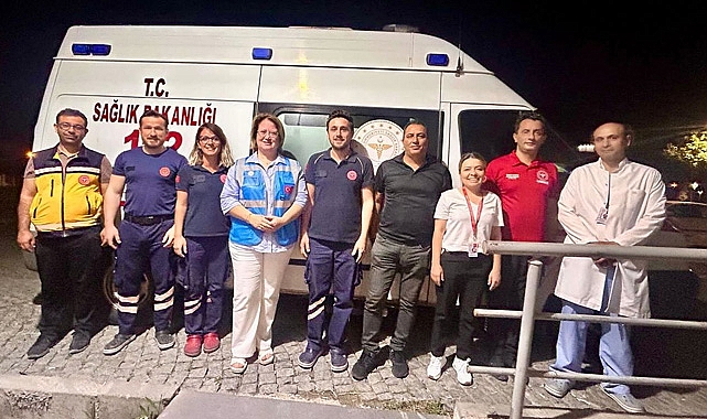 Kırklareli İl Sağlık Müdürü Dr. Çiğdem Cerit’ten Gece Mesaisi Ziyareti
