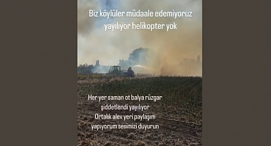 SON DAKİKA: Kırklareli Kızılcık Derede Yangın! Köylüler Alevlerle Mücadele Ediyor