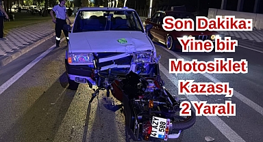 Son Dakika: Yine bir Motosiklet Kazası, 2 Yaralı