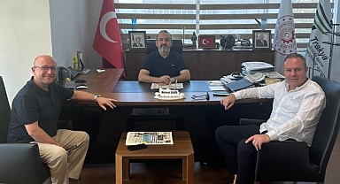 Başkan Ilık ile Meclis Üyesi Mete’den, Mahmut Şahin’e Ziyaret